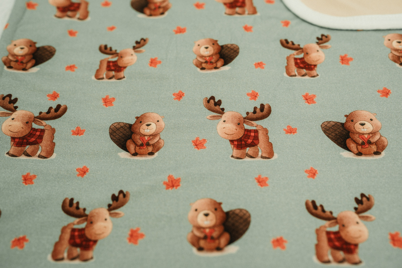 Moose and Beavers Blanket