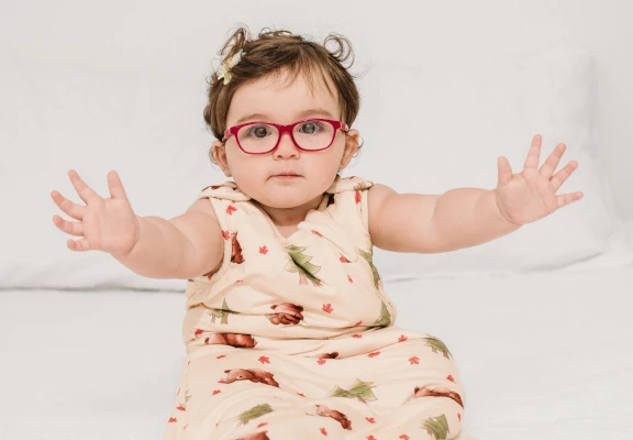 baby in bamboo sleep sack