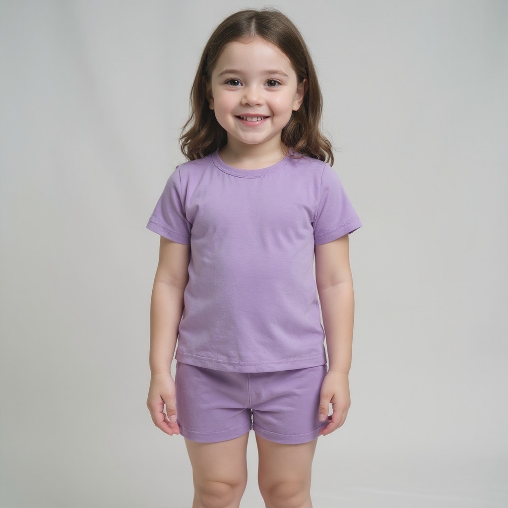 Lavender Short Pajamas - Image 2