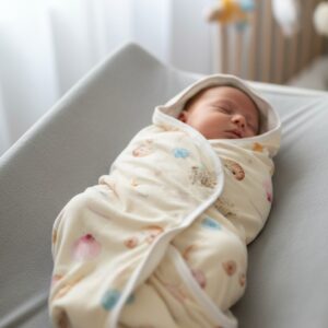 Seashell Baby Hooded Towel & Washcloth